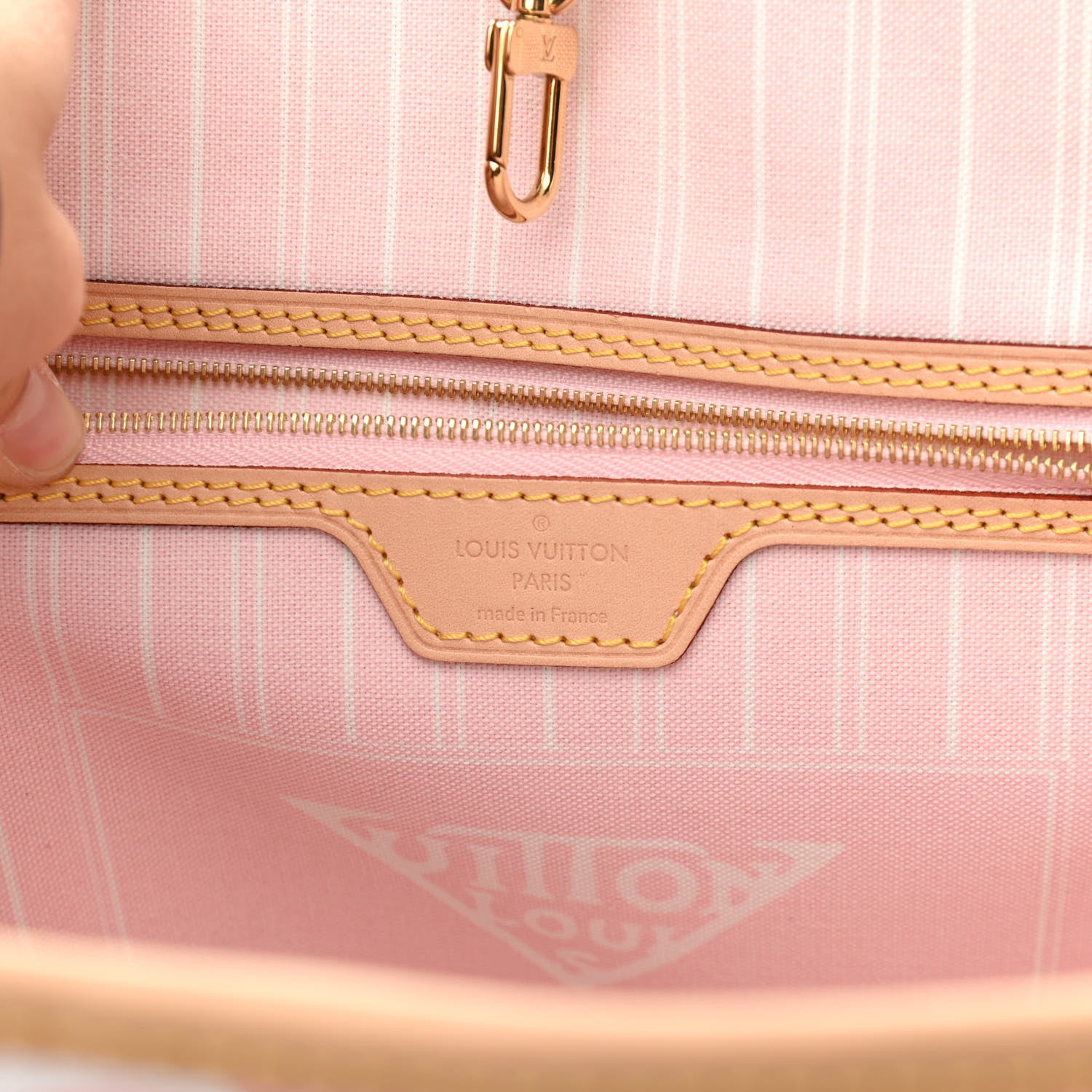 Louis Vuitton Monogram Giant By The Pool Neverfull MM Light Pink 6 of 10