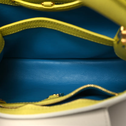 Louis Vuitton Taurillon Capucines BB White Cedrat 6 of 10