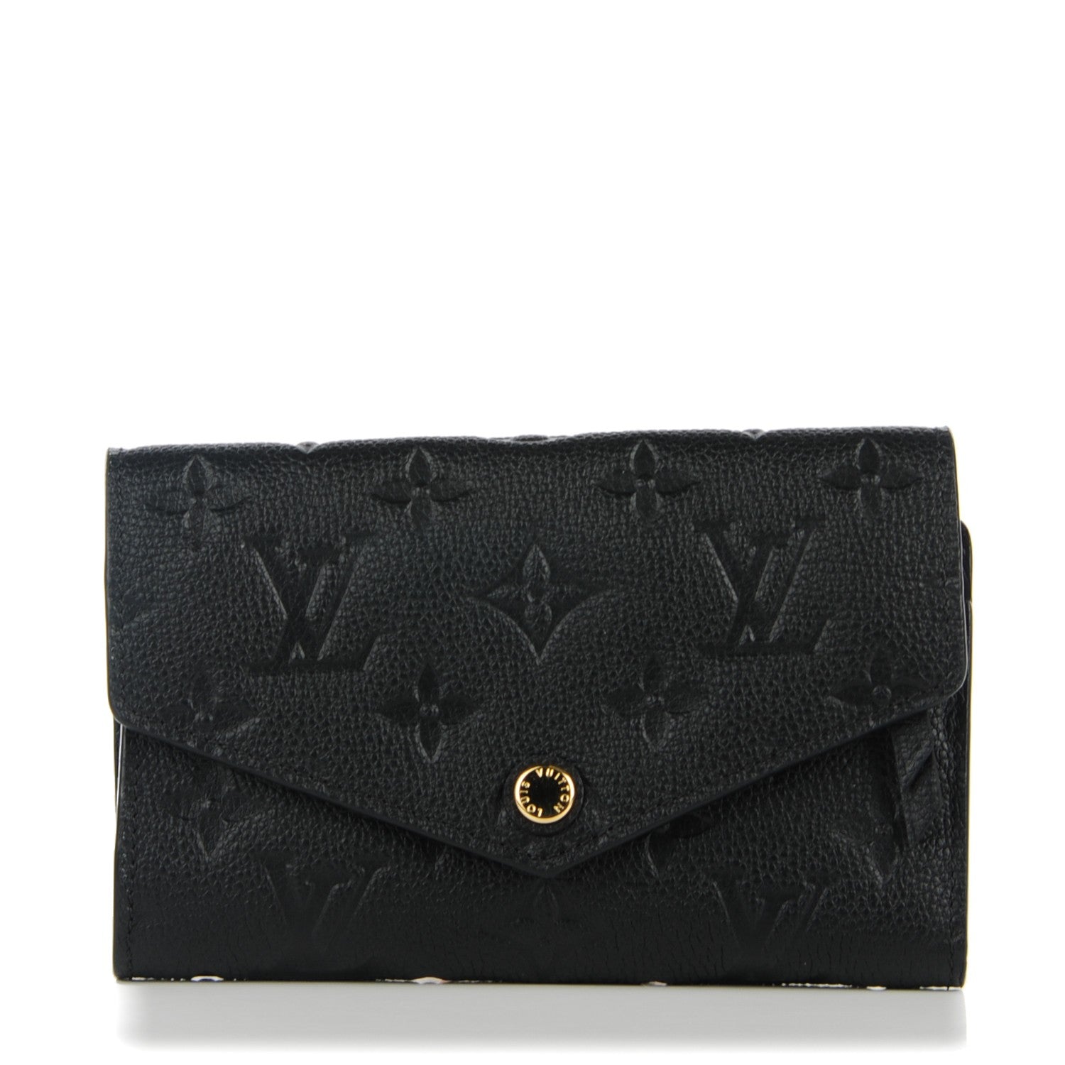 Louis Vuitton Empreinte Compact Curieuse Wallet Black 1 of 7