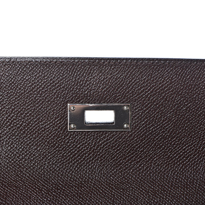 Hermes Epsom Kelly Retourne 32 Chocolate Orange 39 of 46