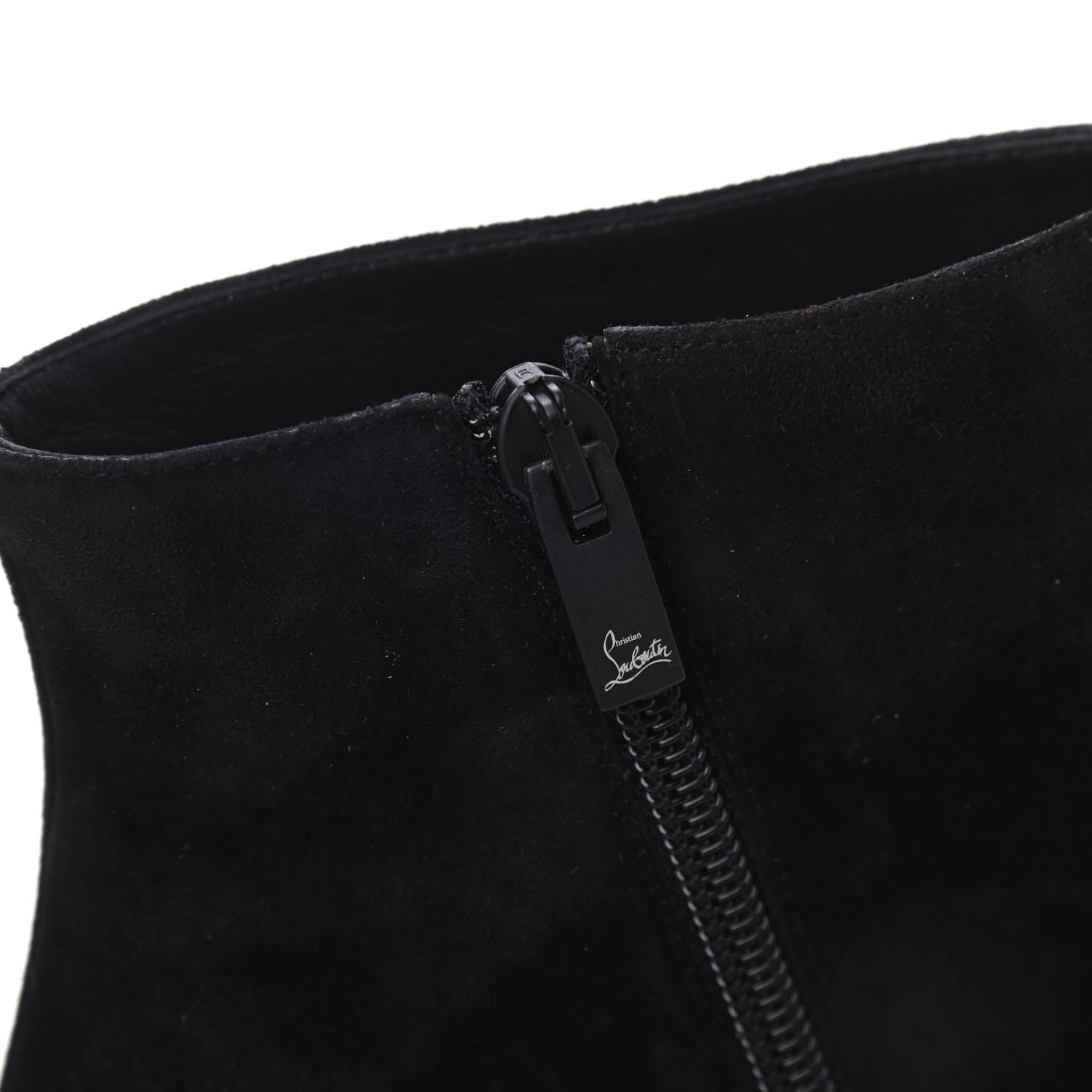 Christian Louboutin Veau Velours Eloise Booty 85 Ankle Boots 41 Black 19 of 23