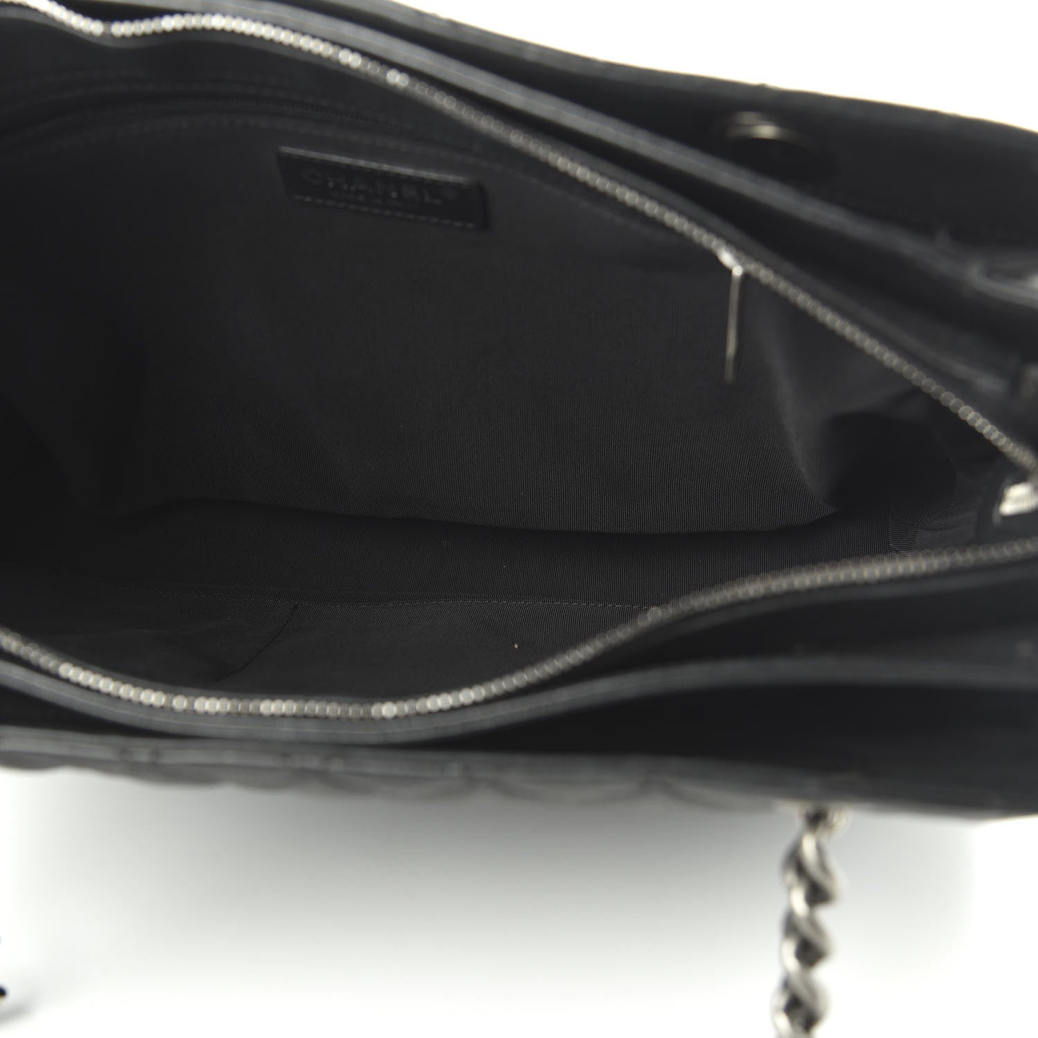 Chanel Caviar Quilted Medium Rock In Rome Tote Black 5 of 11
