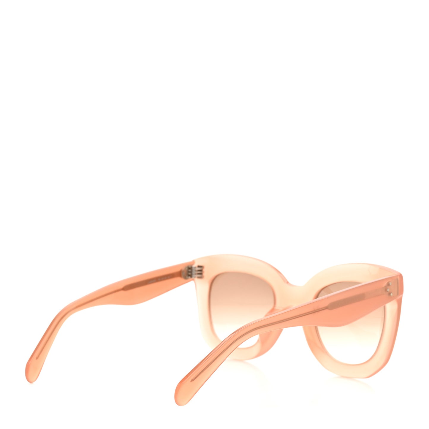Oversized Round Sunglasses CL4005FN Peach