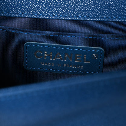 Chanel Caviar Quilted Small Boy Flap Blue 6 of 11