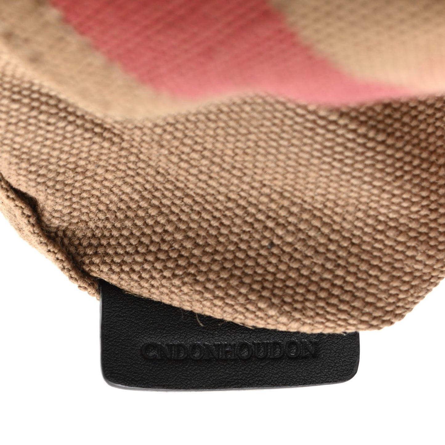 Canvas Mega Check Mini Ashby Tassel Crossbody Black