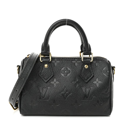 Louis Vuitton Empreinte Monogram Nano Speedy Black 1 of 9