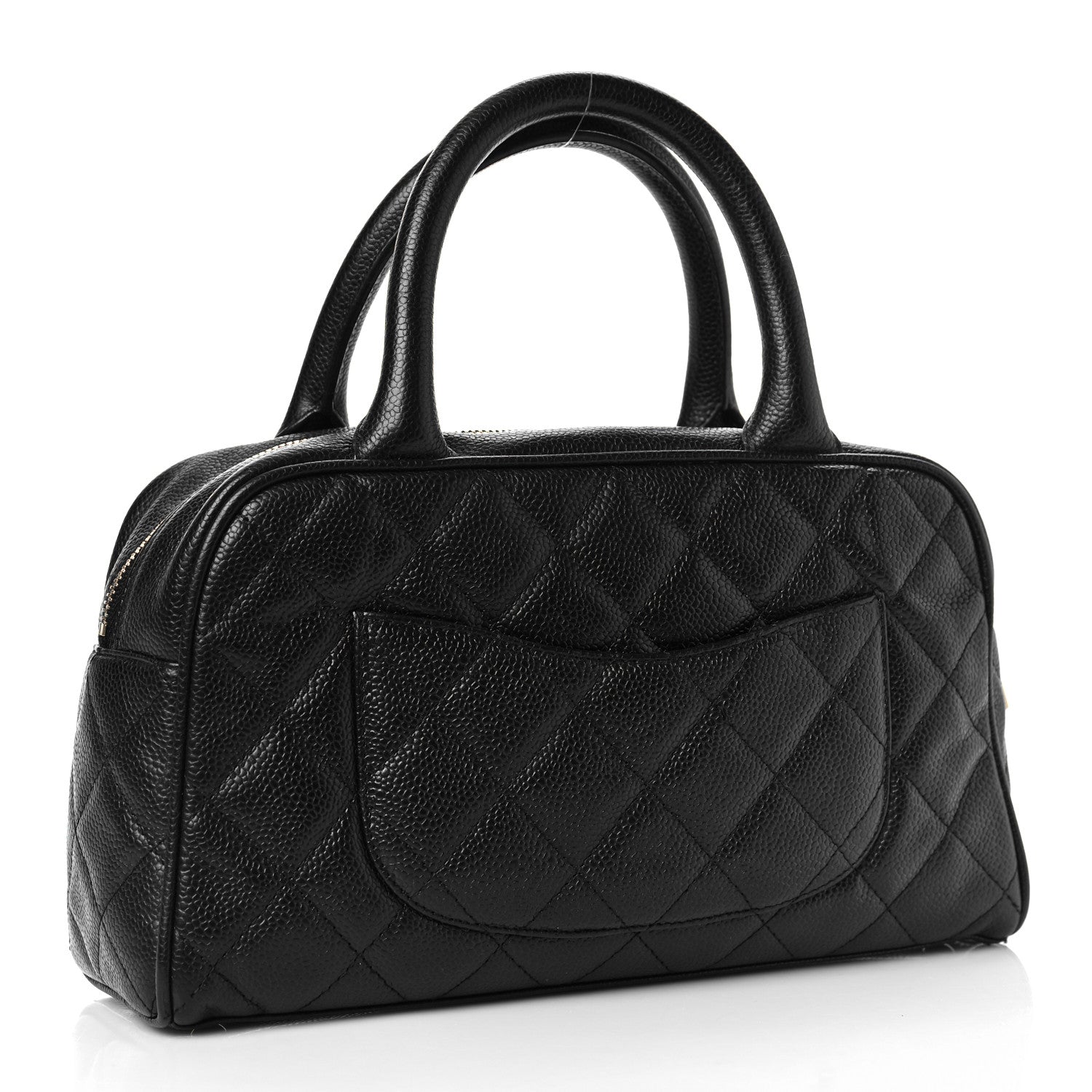Chanel Caviar Quilted Small Bowler Black 3 of 10
