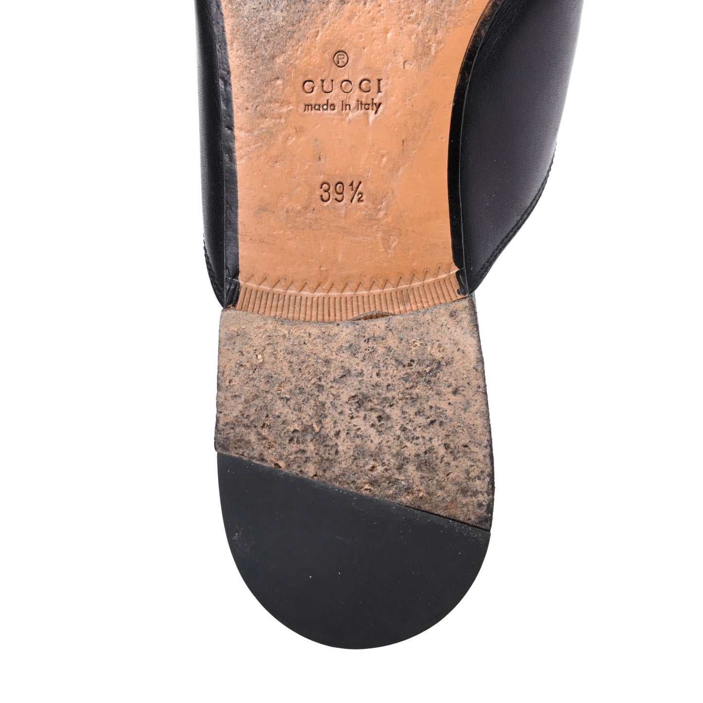 Calfskin Womens Princetown Slippers 39.5 Black