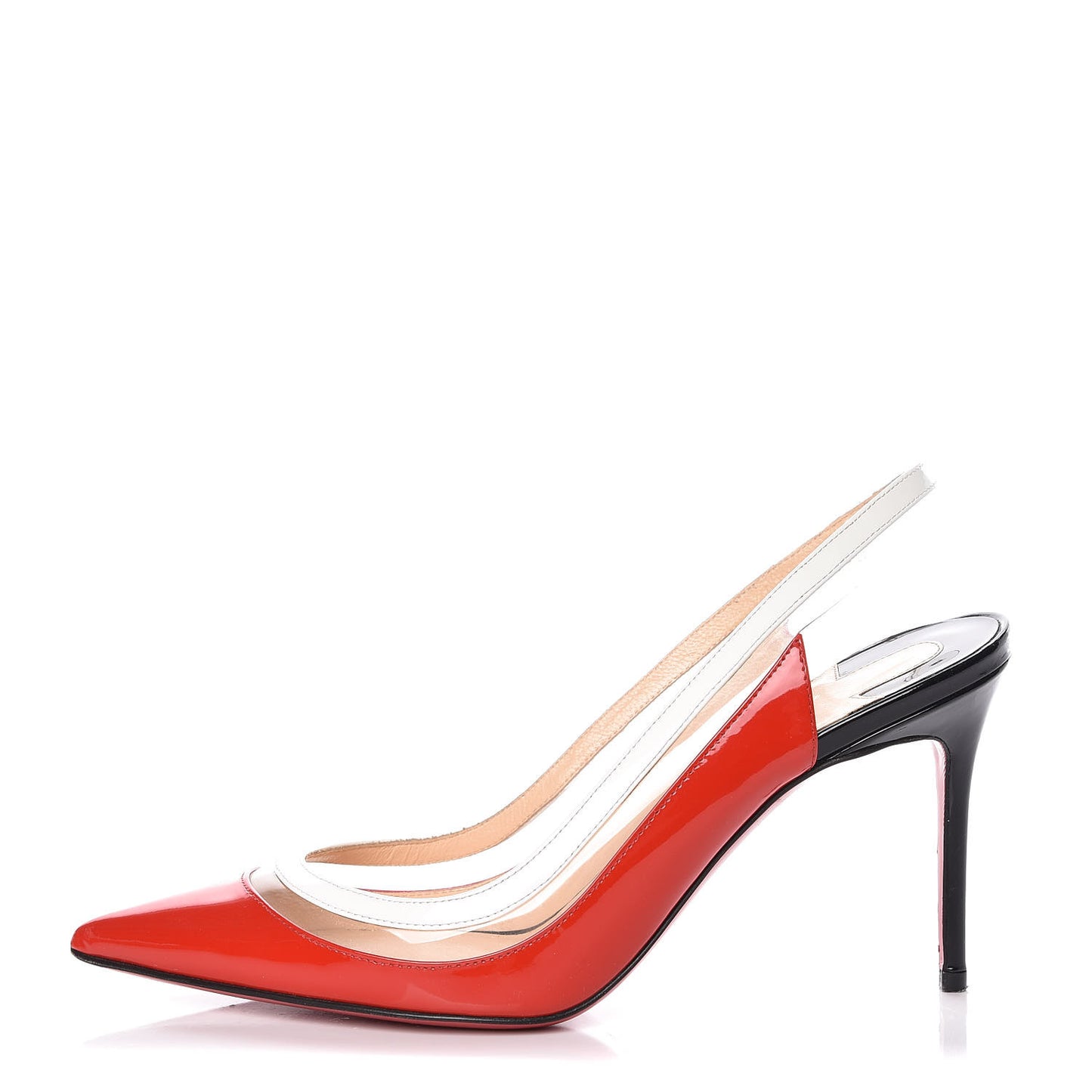 Patent PVC Paulina 100 Pumps 36 Carazon