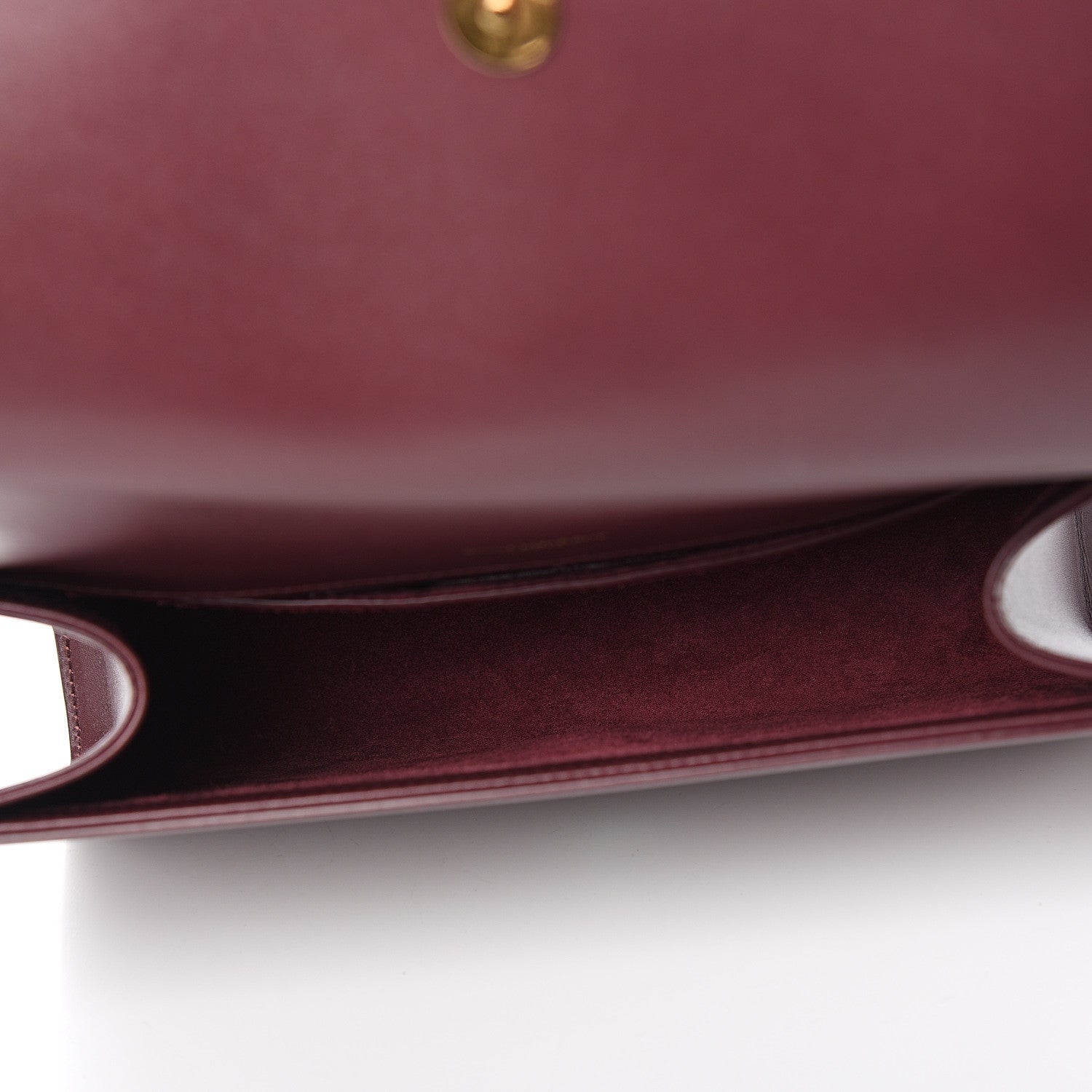 Saint Laurent Smooth Calfskin Medium Classic Monogram Kate Tassel Satchel Rouge Legion 4 of 9