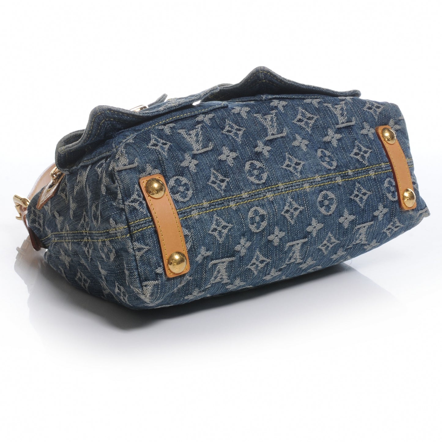 Monogram Denim Baggy PM Blue
