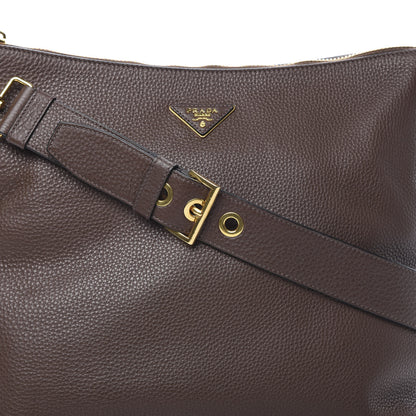 Prada Vitello Daino Hobo Bruciato 9 of 12