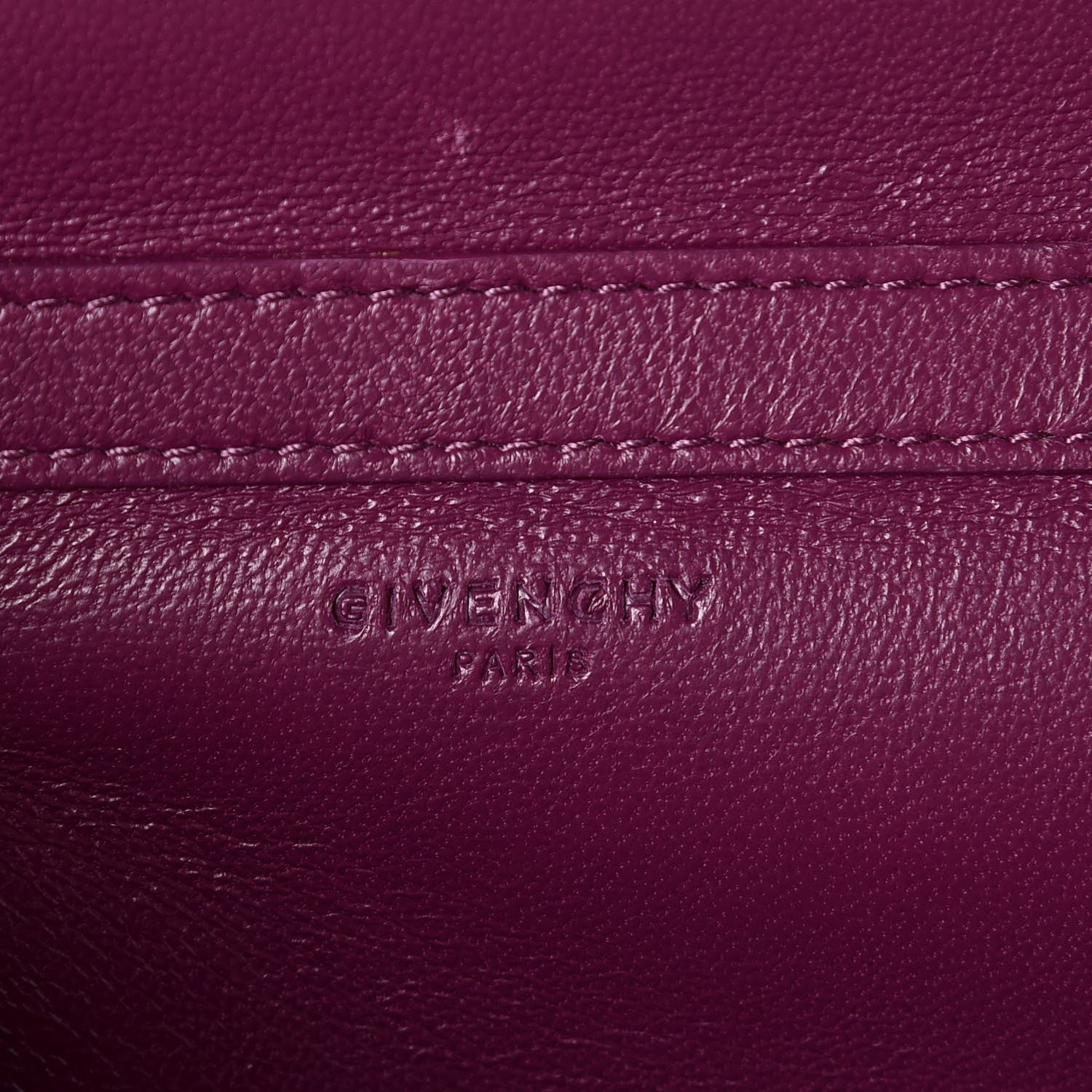 Givenchy Sugar Goatskin Pandora Chain Wallet Orchid Purple 6 of 9