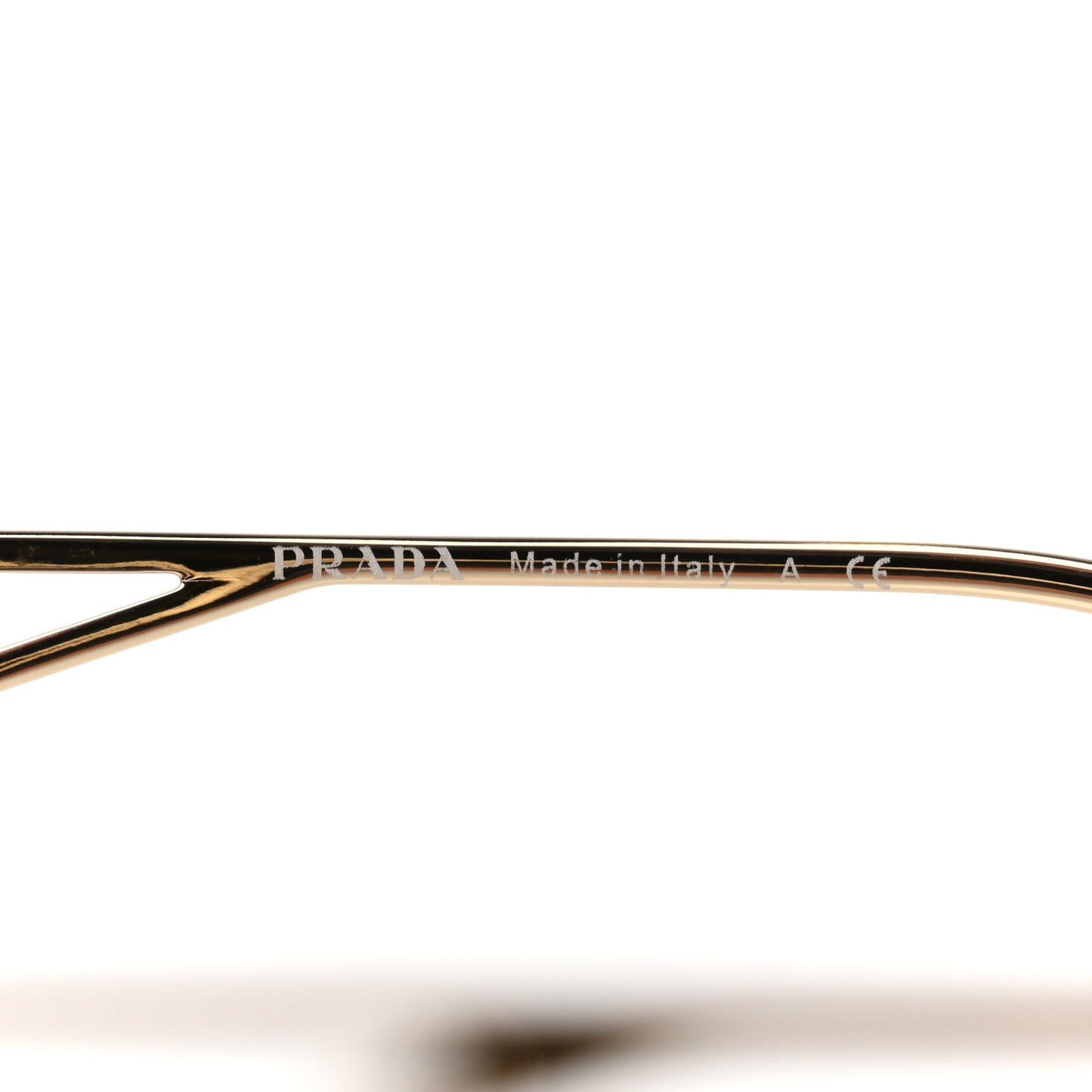 Metal Symbole Triangle Logo Sunglasses SPR57Y Anthracite Gray Cammeo Beige