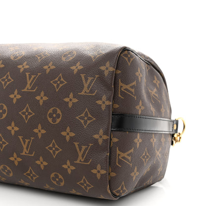 Louis Vuitton Monogram My World Tour Speedy Bandouliere 30 Black 10 of 11