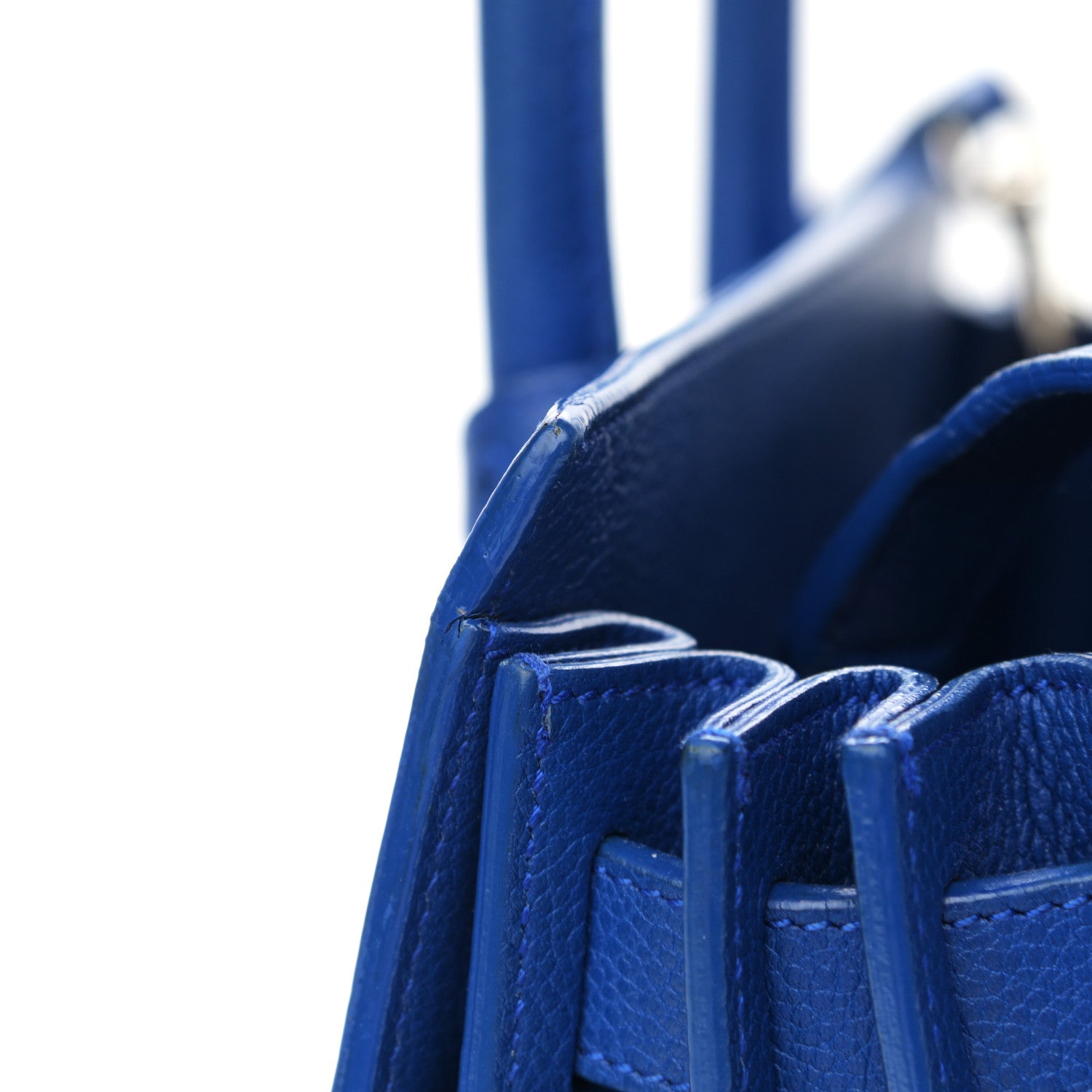 Saint Laurent Grained Calfskin Baby Sac De Jour Royal Blue 19 of 20