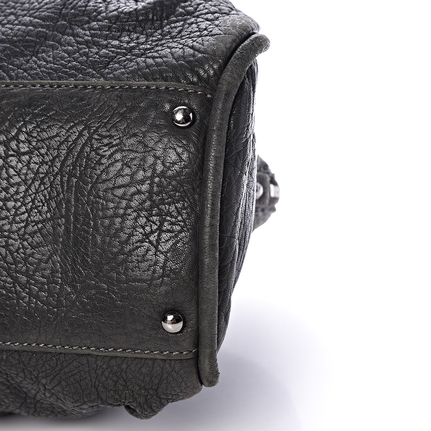 Chanel Distressed Lambskin Large Lady Braid Satchel Dark Grey 13 of 17