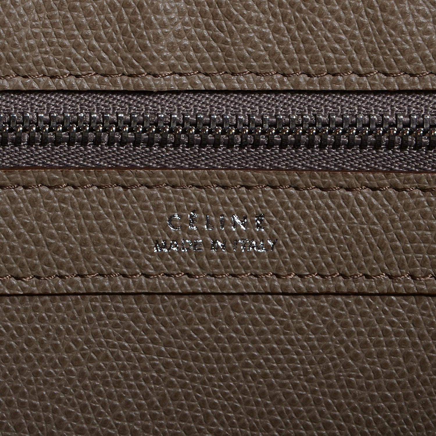 Celine Grained Calfskin Small Horizontal Cabas Phantom Taupe 7 of 9