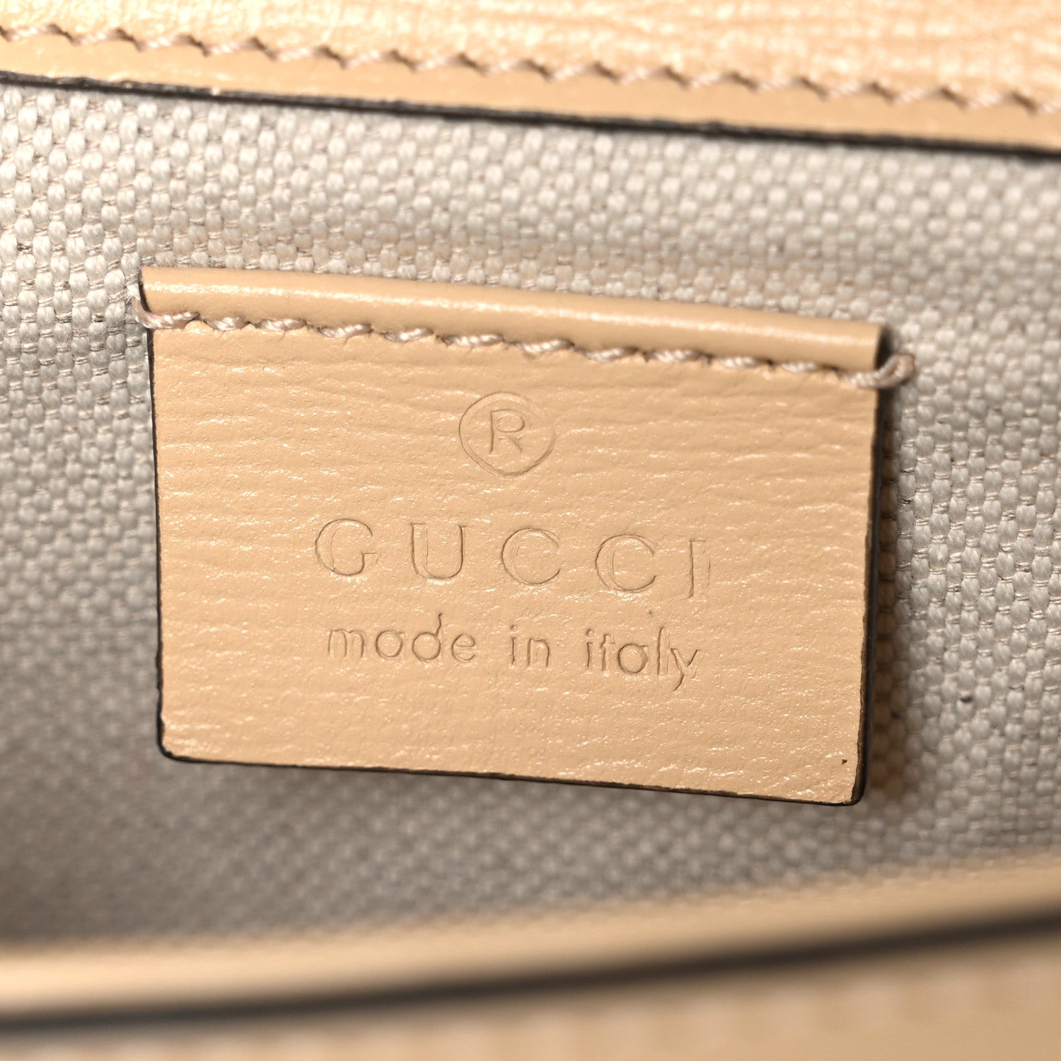 Gucci Azalea Calfskin Web Mini Horsebit 1955 Shoulder Bag Bubble Tea 6 of 10