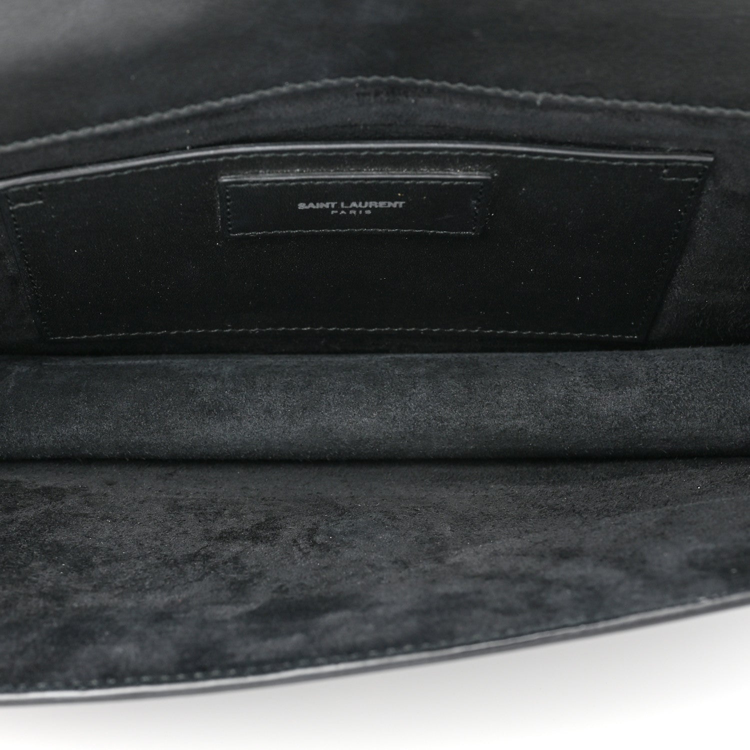 Saint Laurent Calfskin Classic Betty Clutch Black 5 of 13