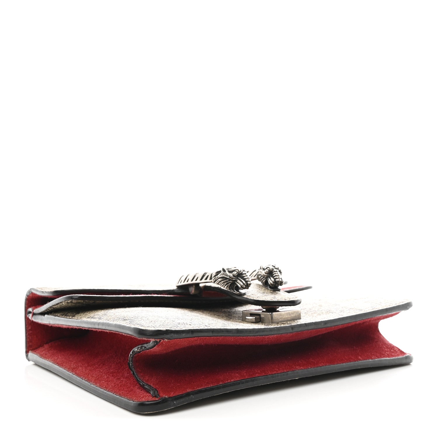Gucci GG Supreme Monogram Mini Dionysus Shoulder Bag Hibiscus Red 4 of 14