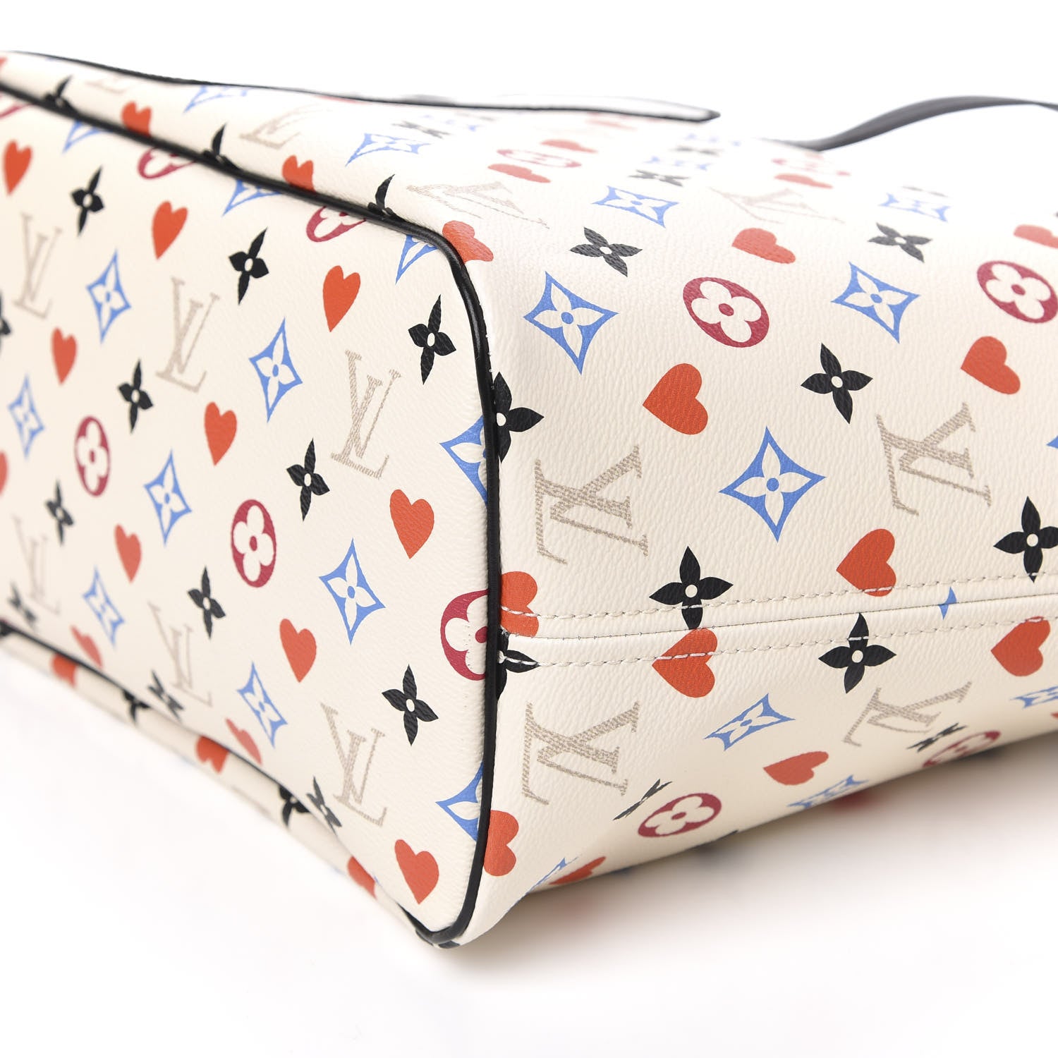 Louis Vuitton Game On Neverfull MM White 9 of 10