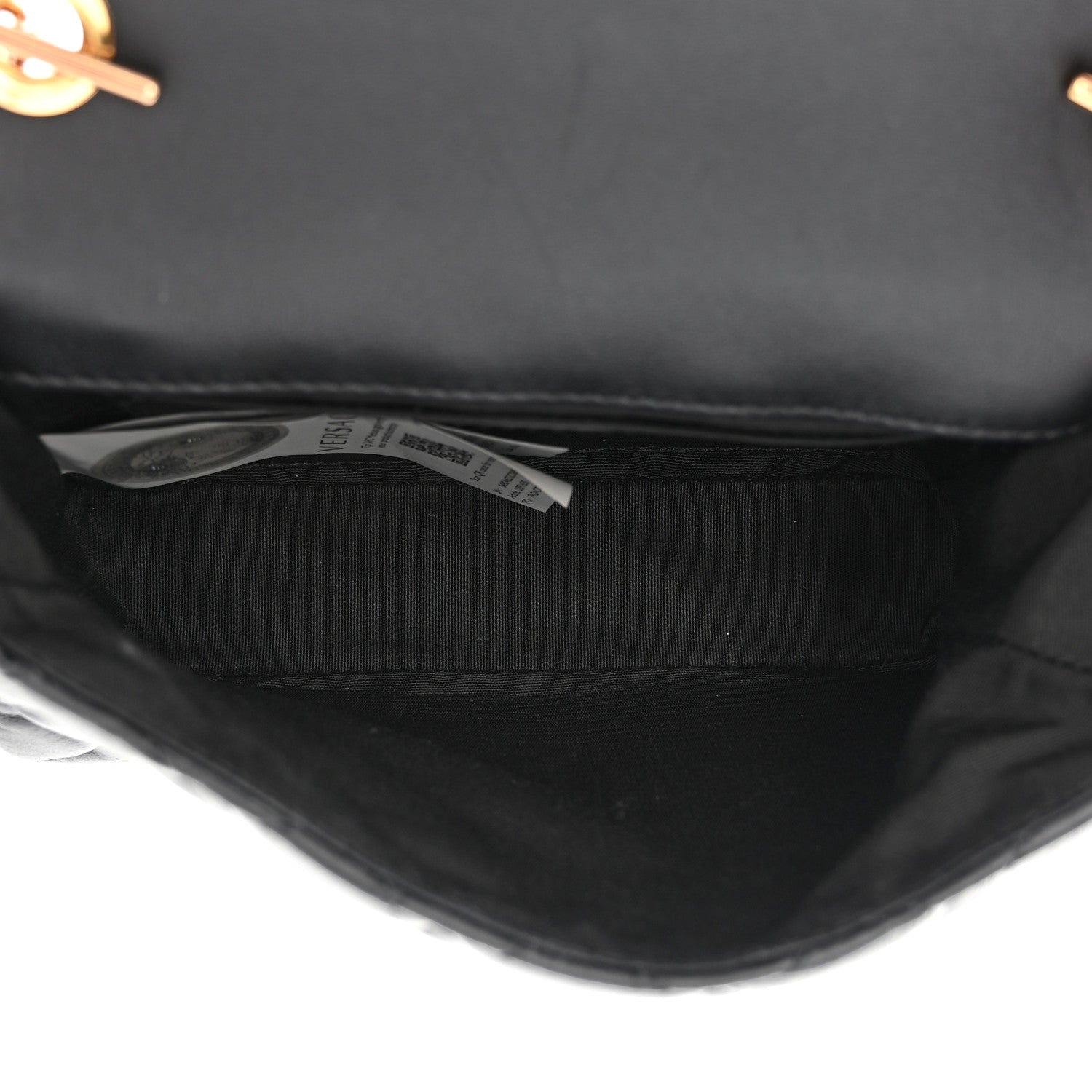 Versace Nappa Quilted Small Medusa Chain Crossbody Black 5 of 8