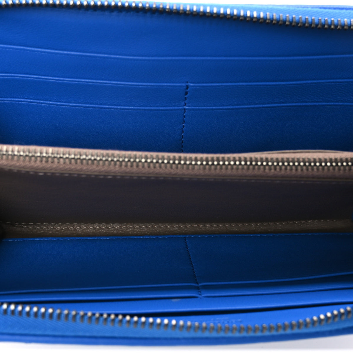 Bottega Veneta Nappa Intrecciato Zip Around Wallet Thunder 5 of 8
