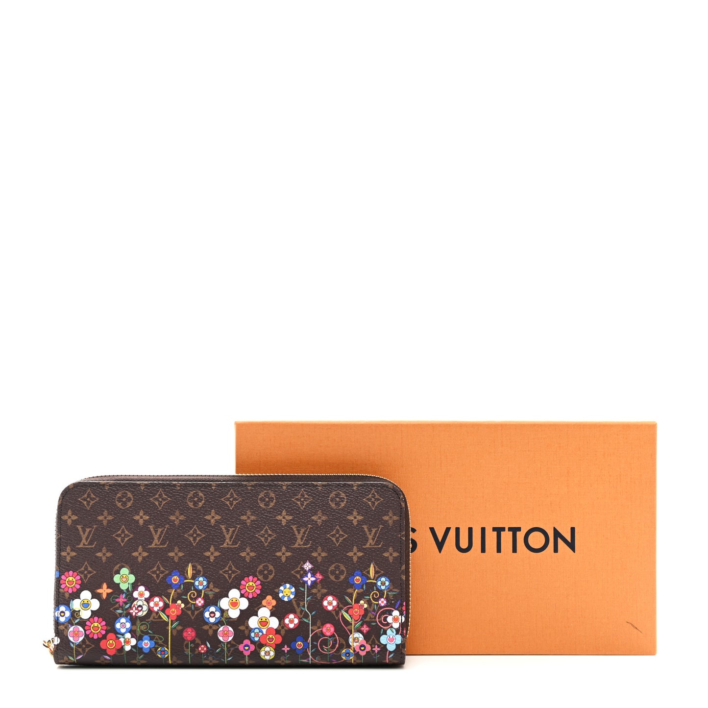 LV X TM Monogram Flowers Zippy Wallet