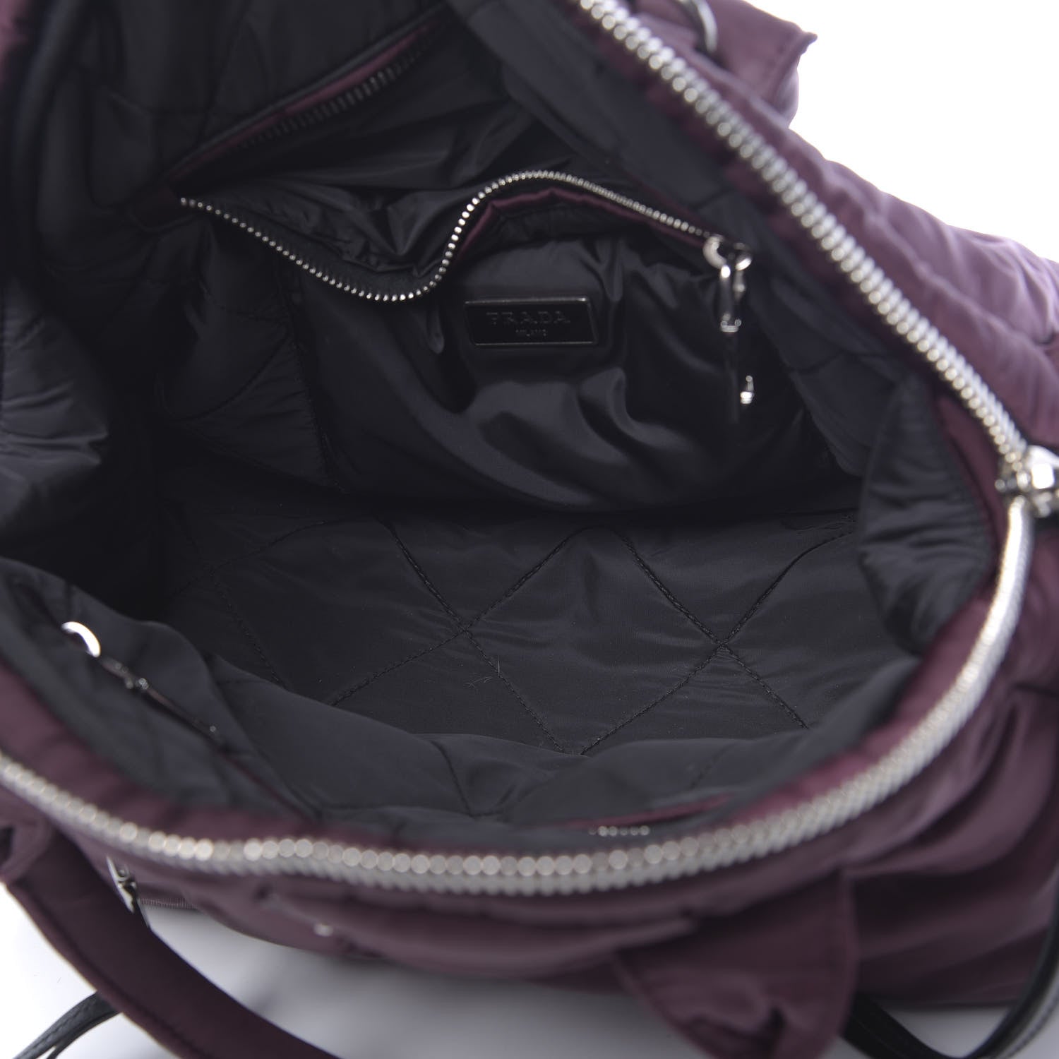 Prada Tessuto Nylon Bomber Bag Granato 5 of 14