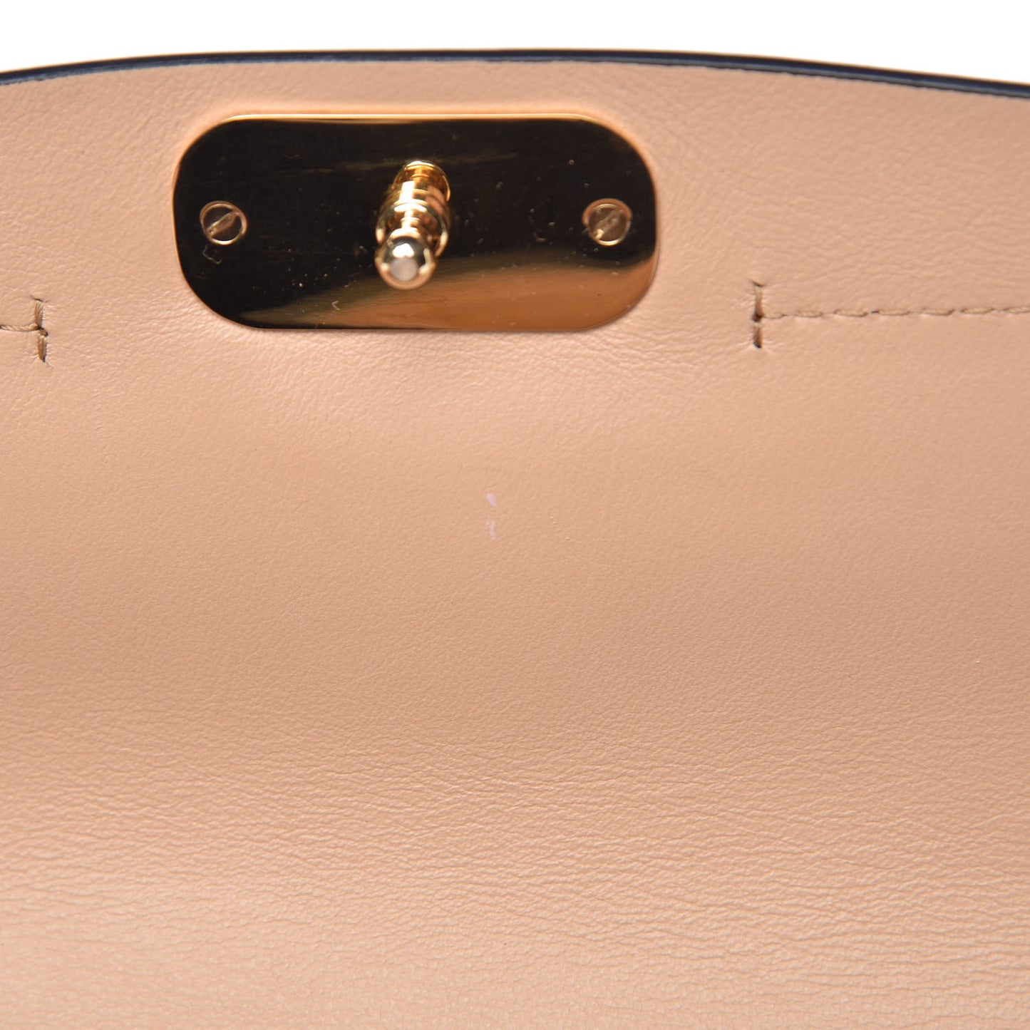 Calfskin Crocodile Embossed Small C Double Carry Nut
