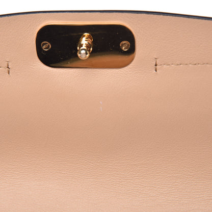 Chloe Calfskin Crocodile Embossed Small C Double Carry Nut 8 of 16