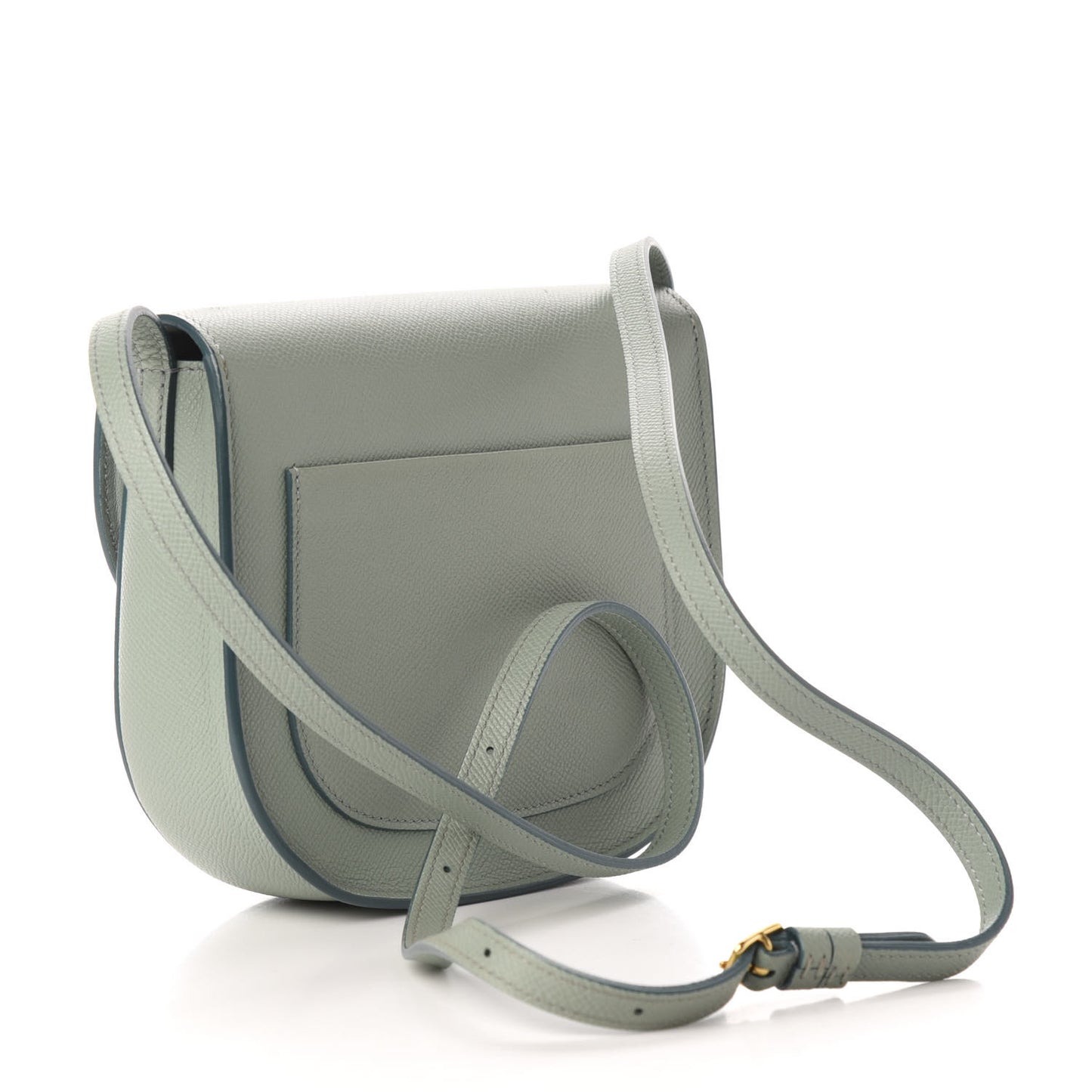 Grained Calfskin Small Trotteur Jade