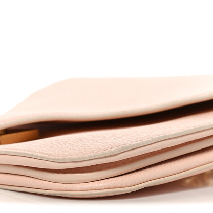 Bottega Veneta Calfskin Mount Envelope Bag Melon Washed 10 of 11