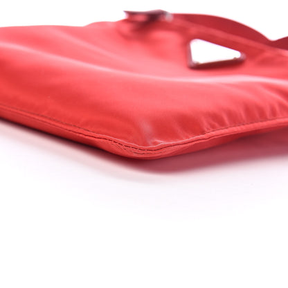 Prada Nylon Vela Flat Messenger Bag Rosso 9 of 10