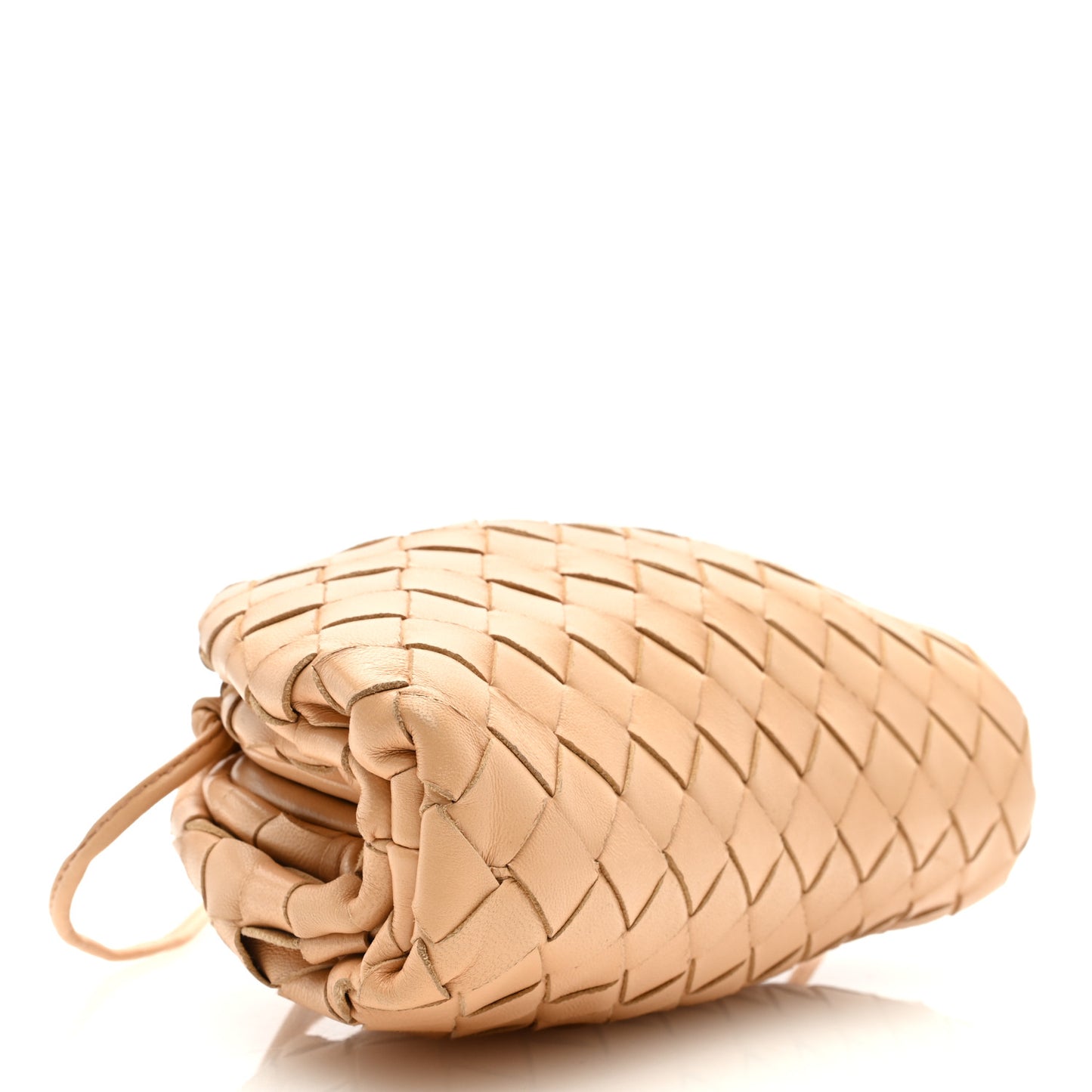 Nappa Intrecciato The Mini Pouch Almond