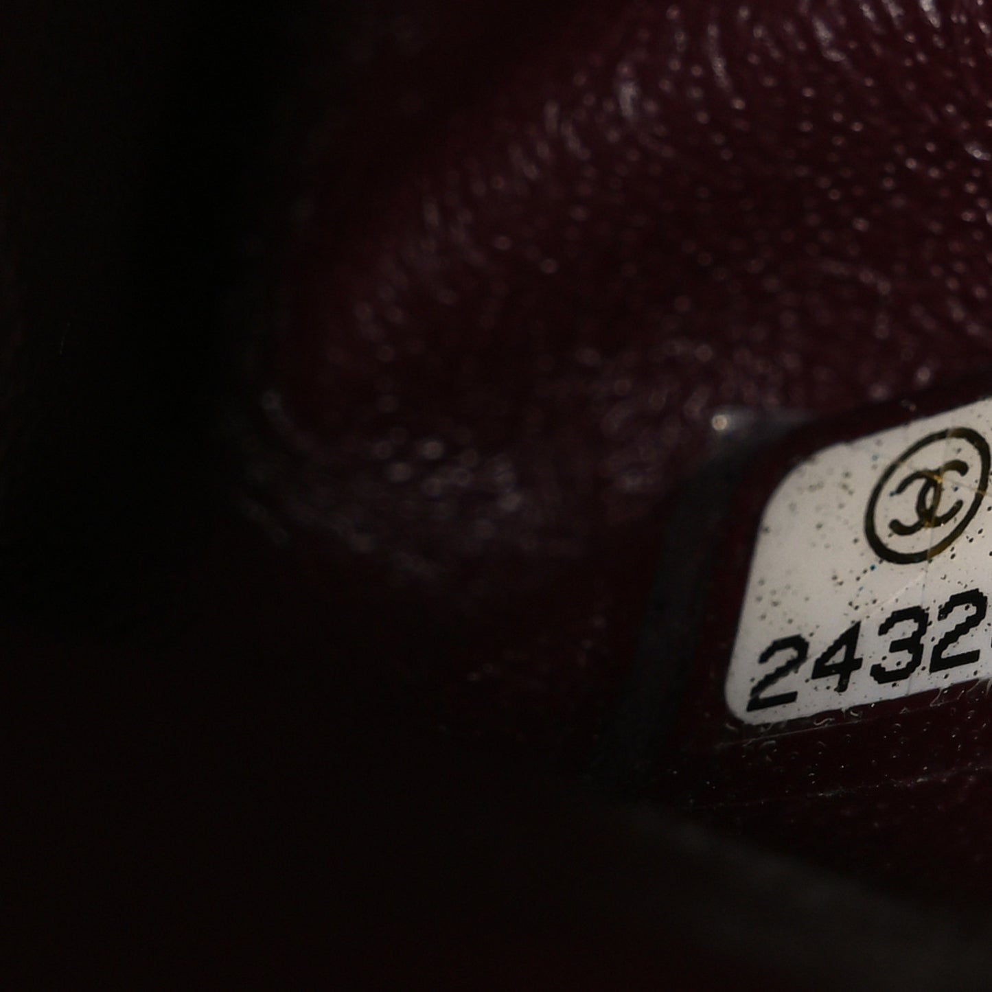 Aged Calfskin Lucky Charms 2.55 Reissue 224 Flap Black