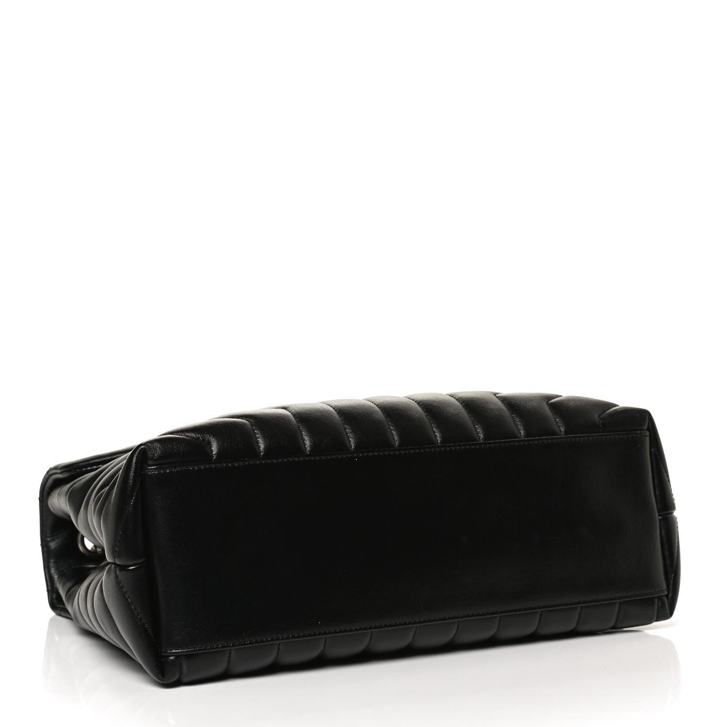 Saint Laurent Calfskin Y Quilted Monogram Medium Loulou Chain Satchel Black 4 of 12