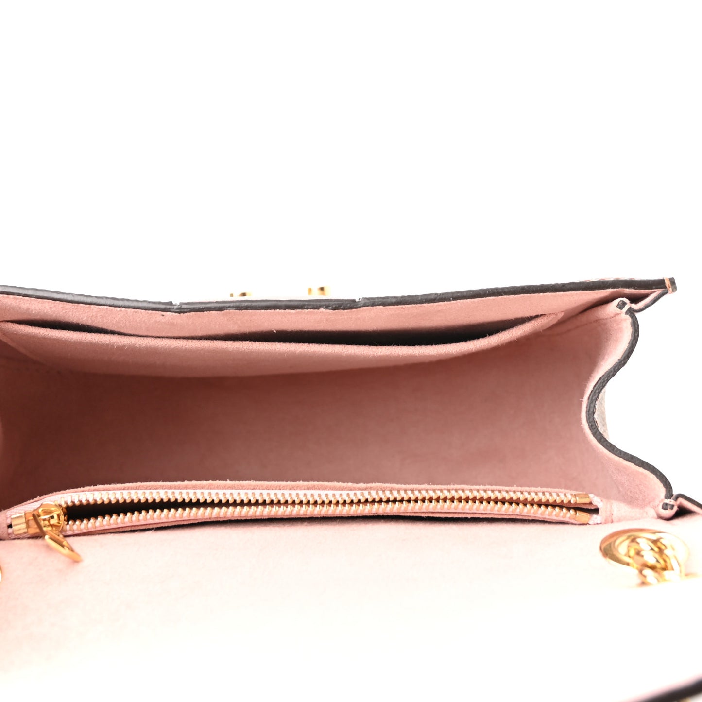 Damier Ebene Cuir Taurillon Wight Magnolia