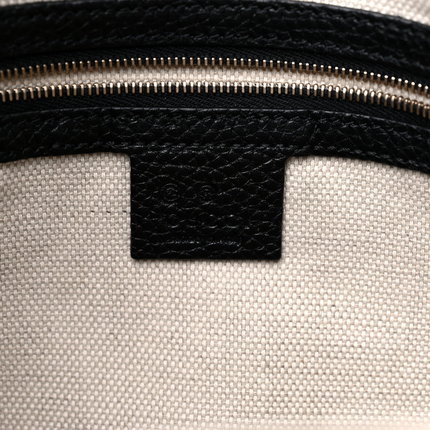 Gucci Pebbled Calfskin Large Soho Hobo Black 6 of 11