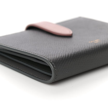 Celine Grained Calfskin Medium Multifunction Strap Wallet Grey Vintage Pink 10 of 14