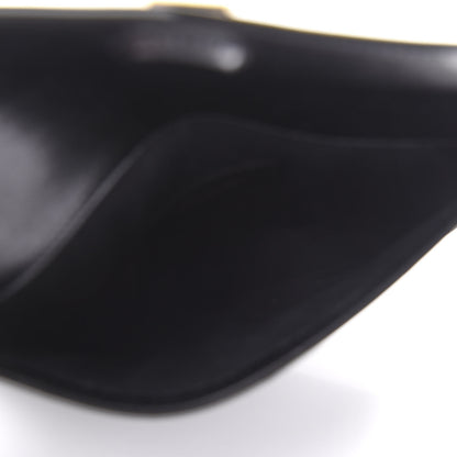 Saint Laurent Smooth Shiny Calfskin Monogram Uptown Baby Pouch Black 5 of 7