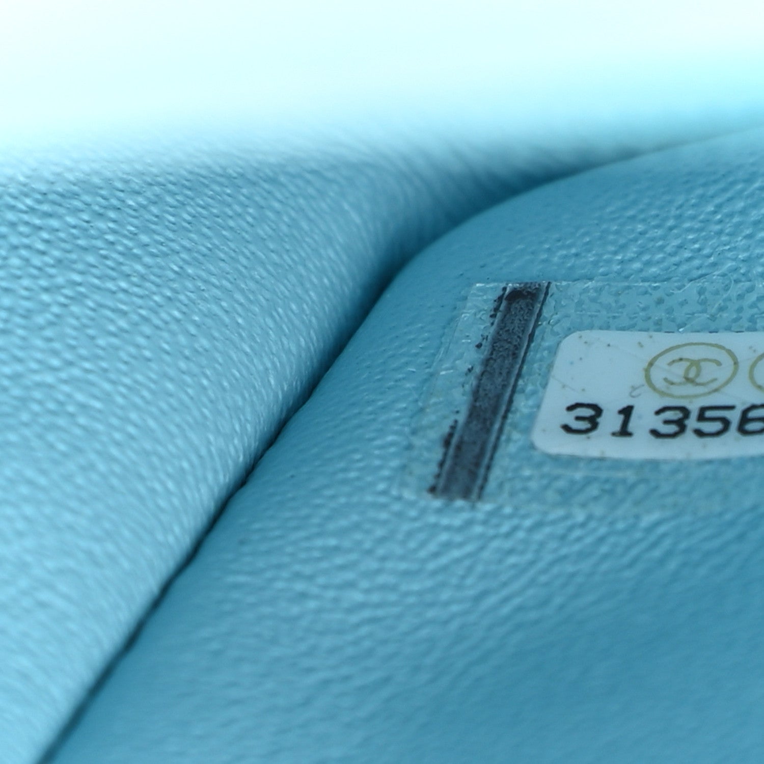 Chanel Lambskin Quilted Mini Rectangular Flap Neon Blue 7 of 9