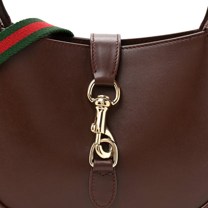Gucci Ancora Calfskin Small Jackie Shoulder Bag Sweet Chestnut 8 of 10