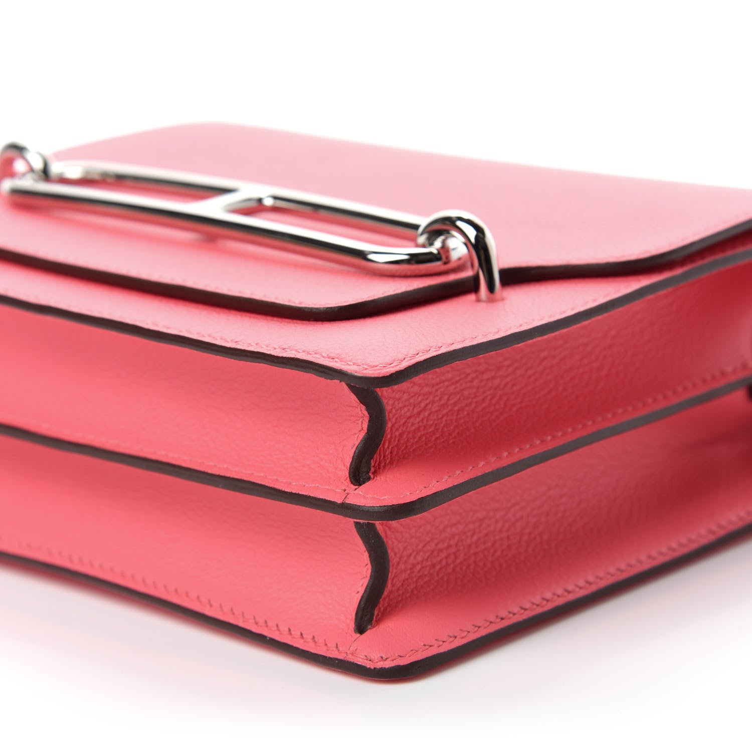 Hermes Evercolor Mini Sac Roulis Rose Azalee 7 of 11