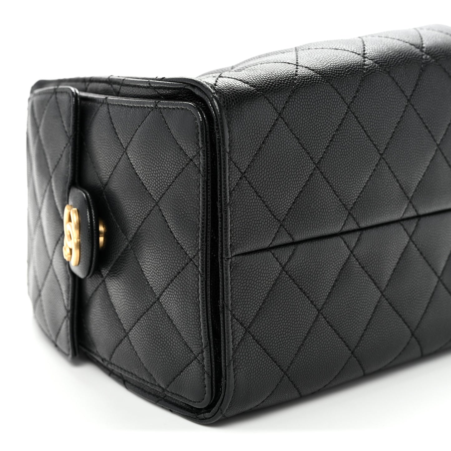 Caviar Quilted Small Chanel 25 Handbag Black