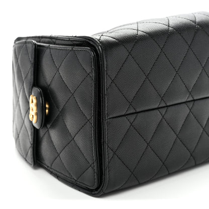 Chanel Caviar Quilted Small Chanel 25 Handbag Black 9 of 10