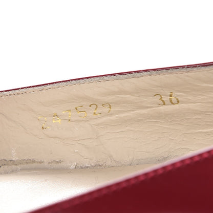 Gucci Calfskin Web Ballerina Flats 36 Red 10 of 20