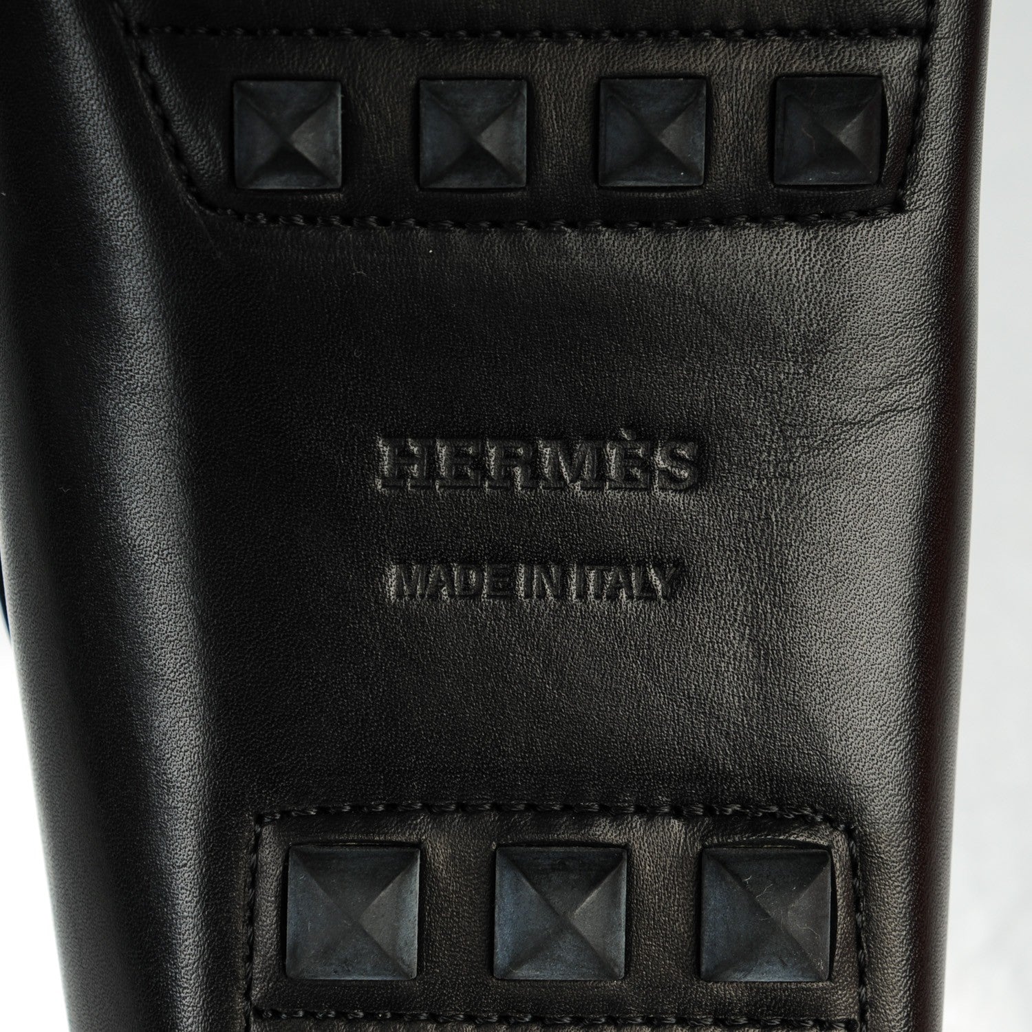 Hermes Supple Calfskin Irving Driving Moccasin Loafers 36.5 Black 6 of 9