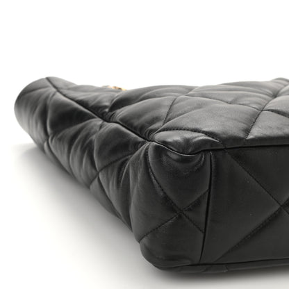 Chanel Lambskin Quilted Chanel 19 Shopping Bag Black 9 of 10